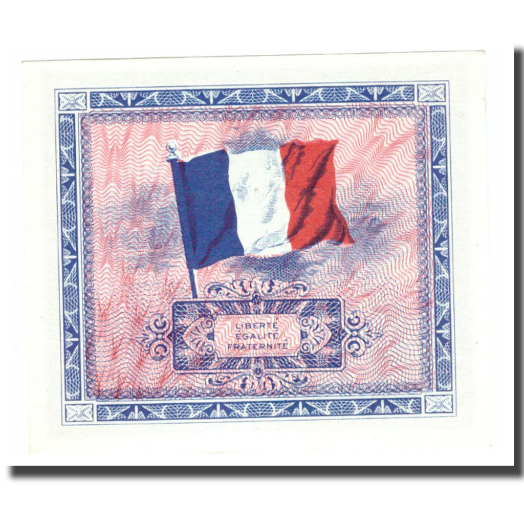 Francia, 2 Francs, Flag/France, 1944, 1944, SC+, Fayette:VF16.2, KM:114b
