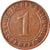 Moneda, ALEMANIA - REPÚBLICA DE WEIMAR, Rentenpfennig, 1923, Karlsruhe, BC+