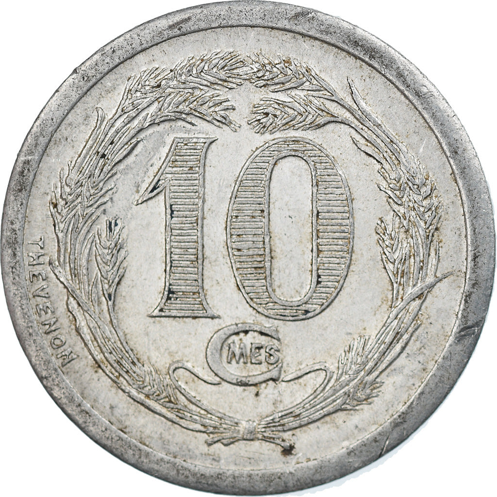 Coin, France, Carpentras, 10 Centimes, AU(50-53), Aluminium, Elie:10.1