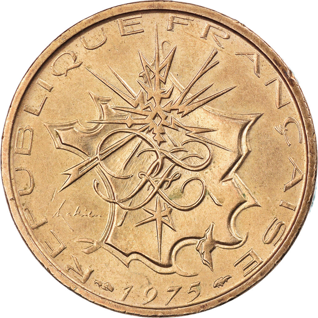 Monnaie, France, Mathieu, 10 Francs, 1975, TTB+, Nickel-brass, Gadoury:814