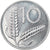 Coin, Italy, 10 Lire, 1955, Rome, MS(63), Aluminum, KM:93
