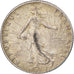 Moneda, Francia, Semeuse, 50 Centimes, 1917, Paris, MBC, Plata, KM:854