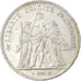 Moneta, Francja, Hercule, 5 Francs, 1876, Paris, AU(50-53), Srebro, KM:820.1