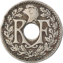 Moneta, Francia, Lindauer, 5 Centimes, 1917, MB+, Rame-nichel, KM:865