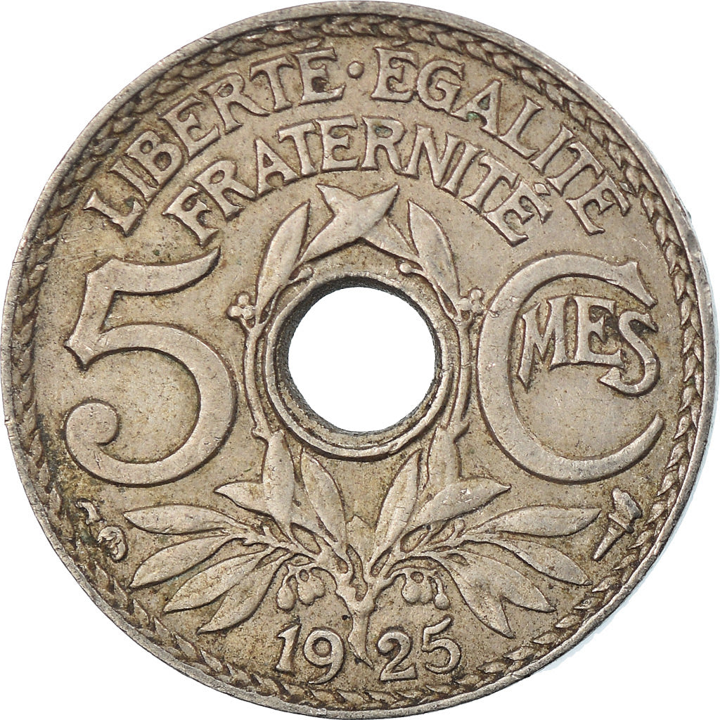 Monnaie, France, Lindauer, 5 Centimes, 1925, Paris, TTB, Copper-nickel