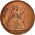Moneta, Gran Bretagna, George VI, Penny, 1937, BB, Bronzo, KM:845