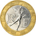 Münze, Frankreich, Génie, 10 Francs, 1988, Paris, VZ, Bi-Metallic, KM:964.1