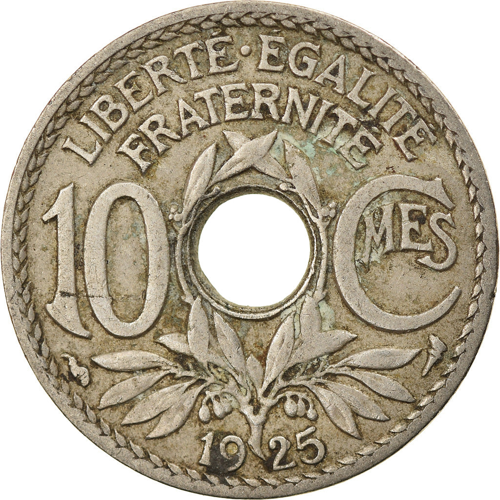 Coin, France, Lindauer, 10 Centimes, 1925, Paris, EF(40-45), Copper-nickel