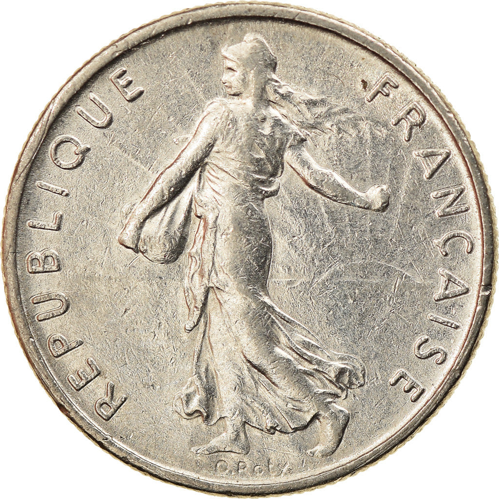 Moneda, Francia, Semeuse, 1/2 Franc, 1973, Paris, EBC, Níquel, KM:931.1