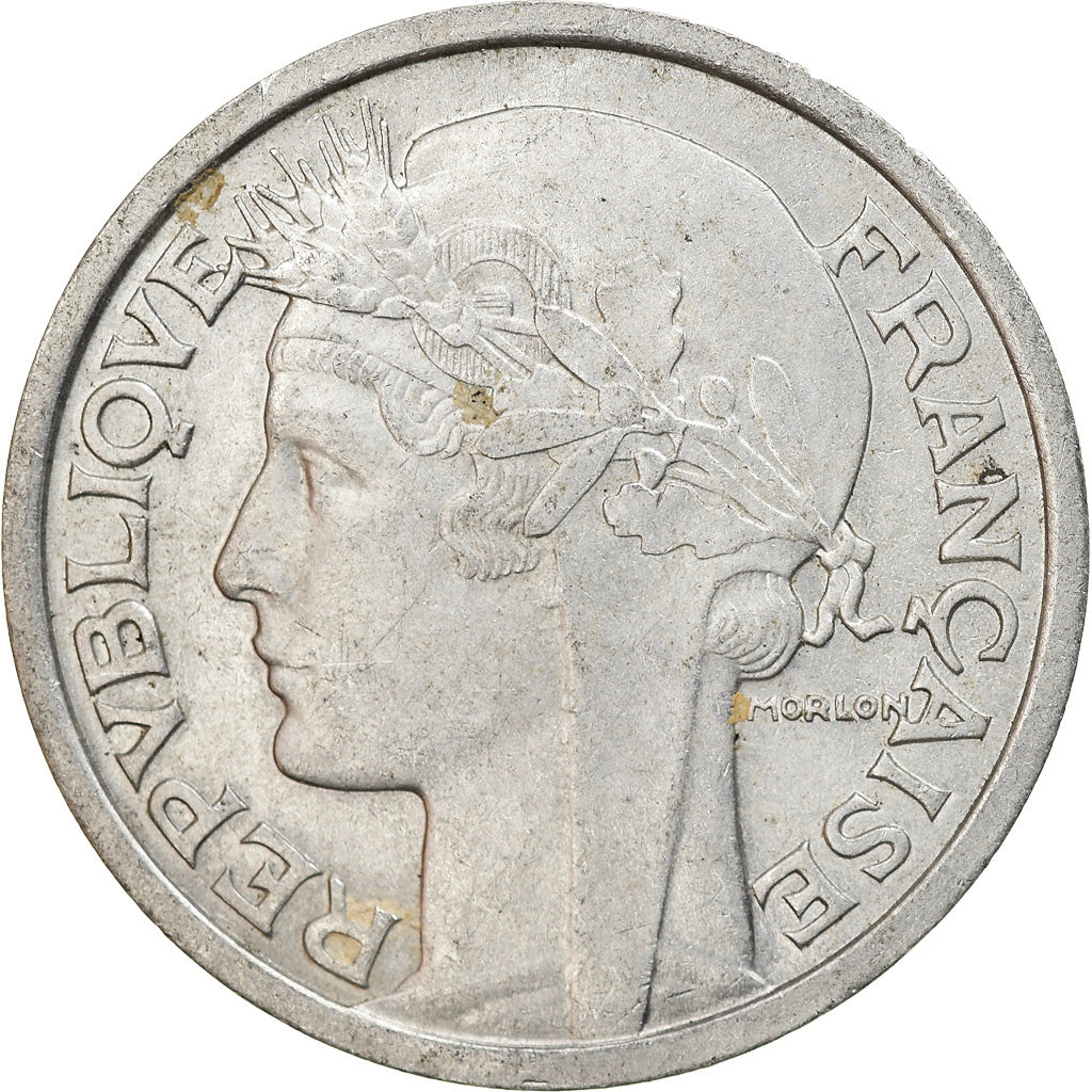 Monnaie, France, Morlon, 2 Francs, 1948, Paris, SUP, Aluminium, KM:886a.1