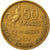 Coin, France, Guiraud, 50 Francs, 1952, Paris, EF(40-45), Aluminum-Bronze