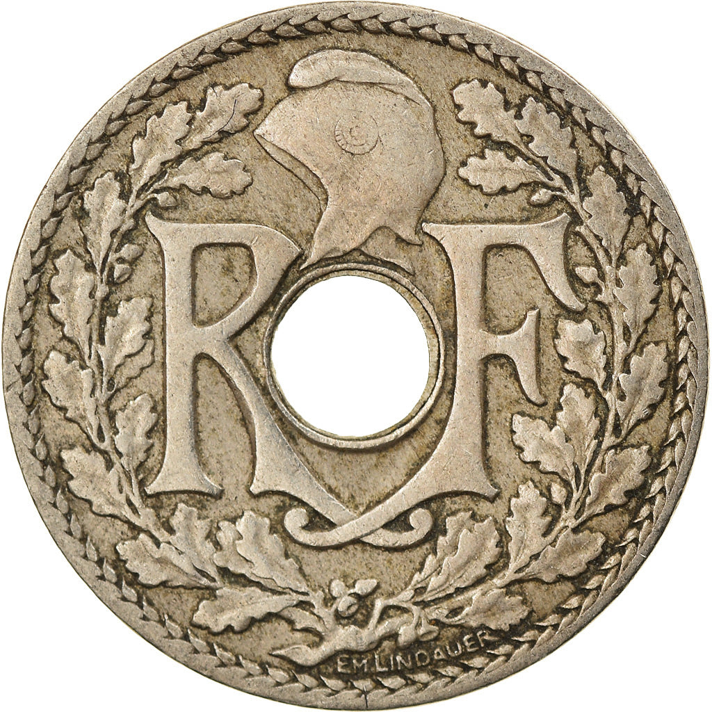 Munten, Frankrijk, Lindauer, 10 Centimes, 1928, FR+, Copper-nickel, KM:866a