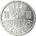 Coin, Austria, 10 Groschen, 1997, Vienna, AU(55-58), Aluminum, KM:2878
