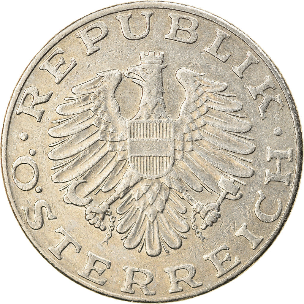 Coin, Austria, 10 Schilling, 1976, VF(20-25), Copper-Nickel Plated Nickel