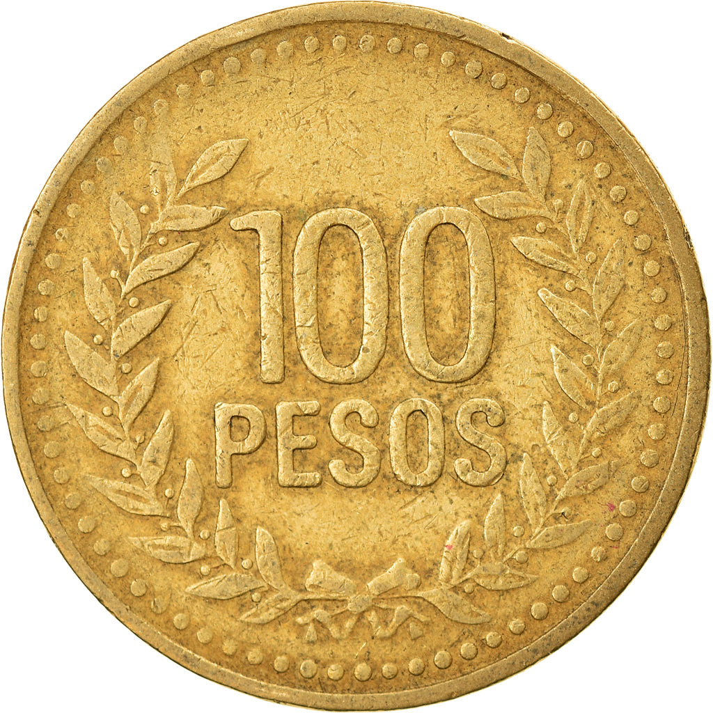 Monnaie, Colombie, 100 Pesos, 1994, TB+, Aluminum-Bronze, KM:285.1