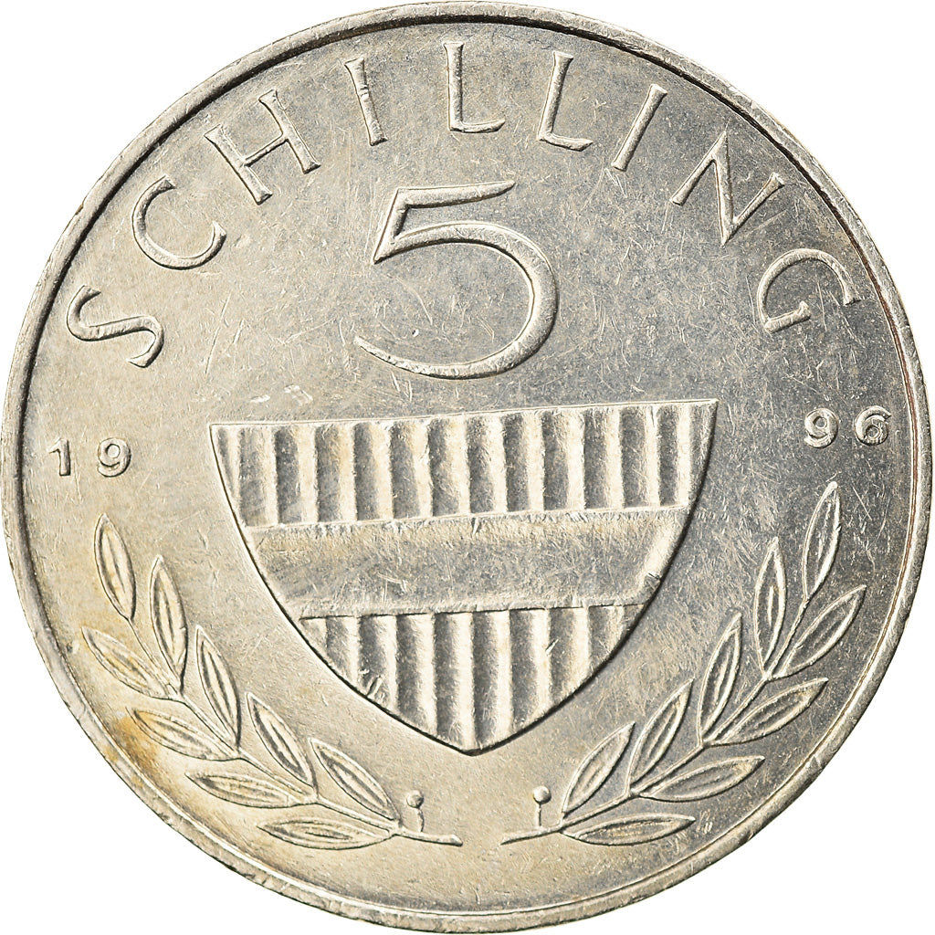 Coin, Austria, 5 Schilling, 1996, EF(40-45), Copper-nickel, KM:2889a