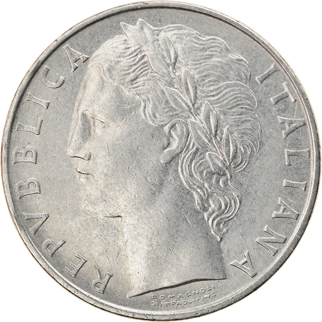 Coin, Italy, 100 Lire, 1964, Rome, EF(40-45), Stainless Steel, KM:96.1