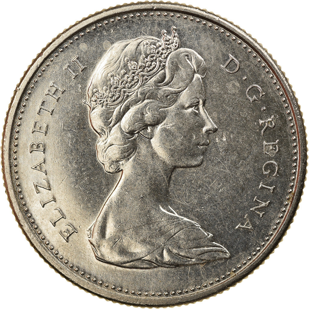 Coin, Canada, Elizabeth II, 25 Cents, 1977, Royal Canadian Mint, Ottawa