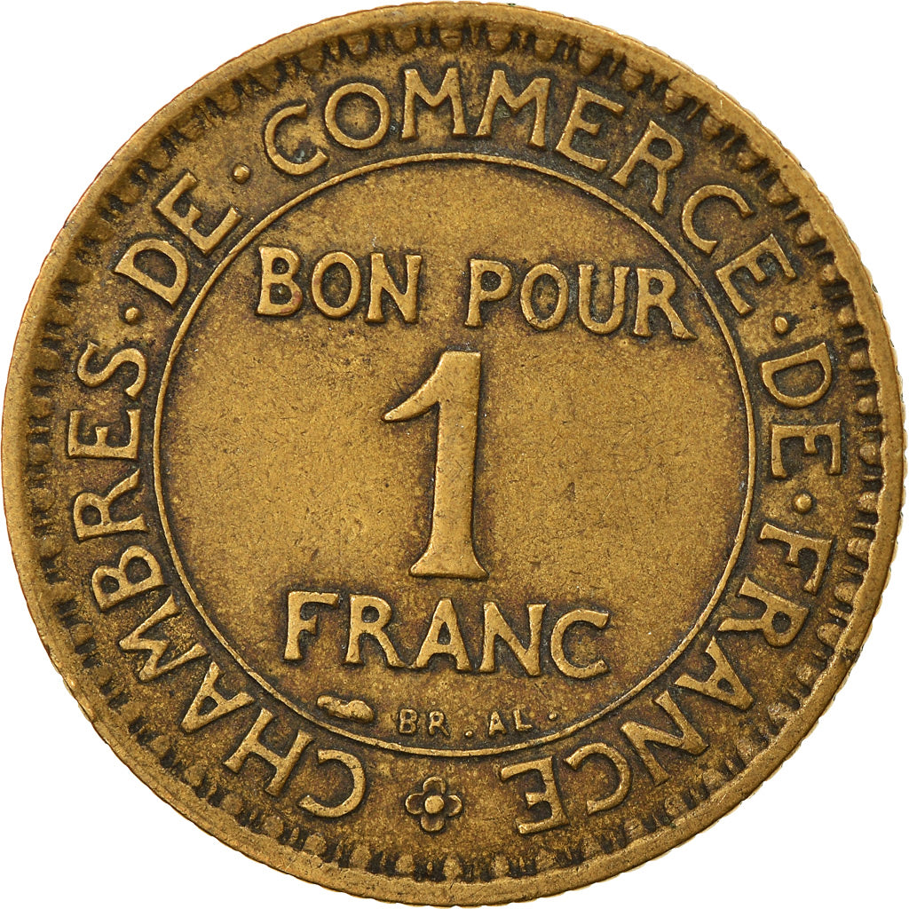 Moneta, Francja, Chambre de commerce, Franc, 1923, Paris, VF(30-35)