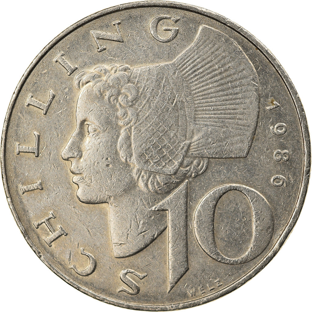Monnaie, Autriche, 10 Schilling, 1986, TTB, Copper-Nickel Plated Nickel, KM:2918