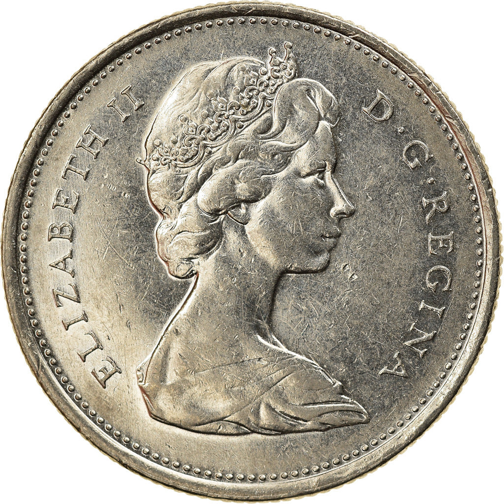 Moneta, Canada, Elizabeth II, 25 Cents, 1976, Royal Canadian Mint, Ottawa