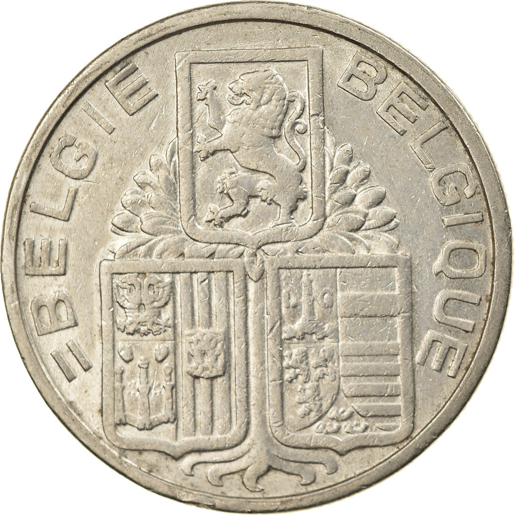 Belgium, 5 Francs, 5 Frank, 1939, EF(40-45), Nickel, KM:117.2
