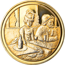 França, Medal, Artes e Cultura, L'Absinthe de Edgar Degas, MS(63), Vermeil