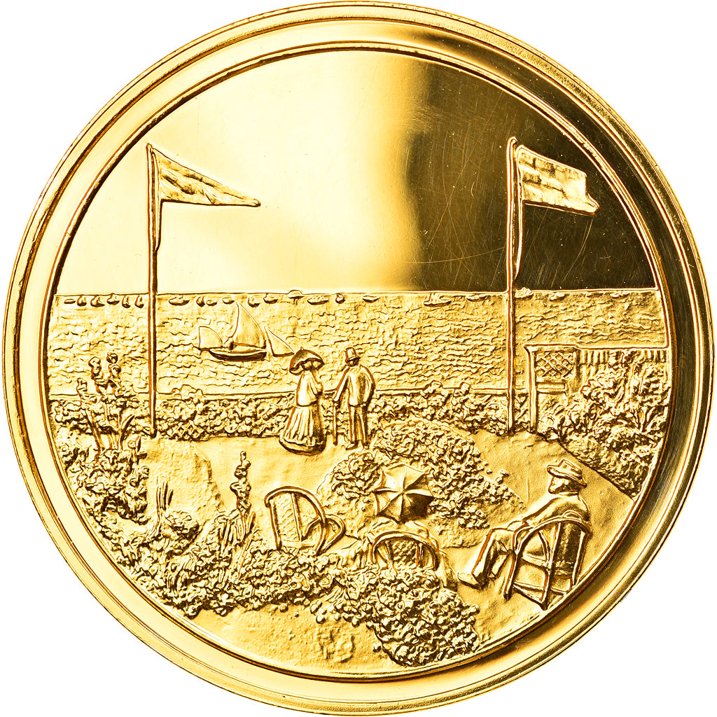 France, Médaille, Arts & Culture, La Terrasse à Sainte-Adresse de Claude