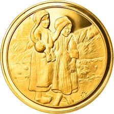 France, Medal, Arts & Culture, Petites Bretonnes au bord de la mer de Paul