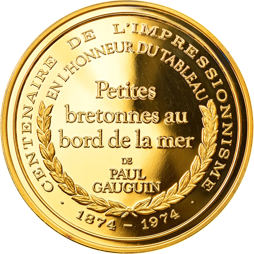France, Medal, Arts & Culture, Petites Bretonnes au bord de la mer de Paul