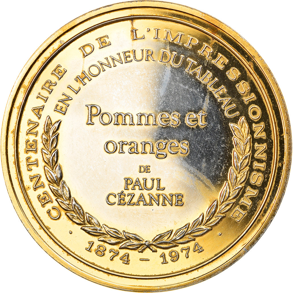 France, Médaille, Arts & Culture, Pommes et oranges de Paul Cézanne, SPL