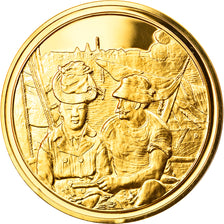 Frankrijk, Medaille, Arts & Culture, Argenteuil de Edouard Manet, FDC, Vermeil