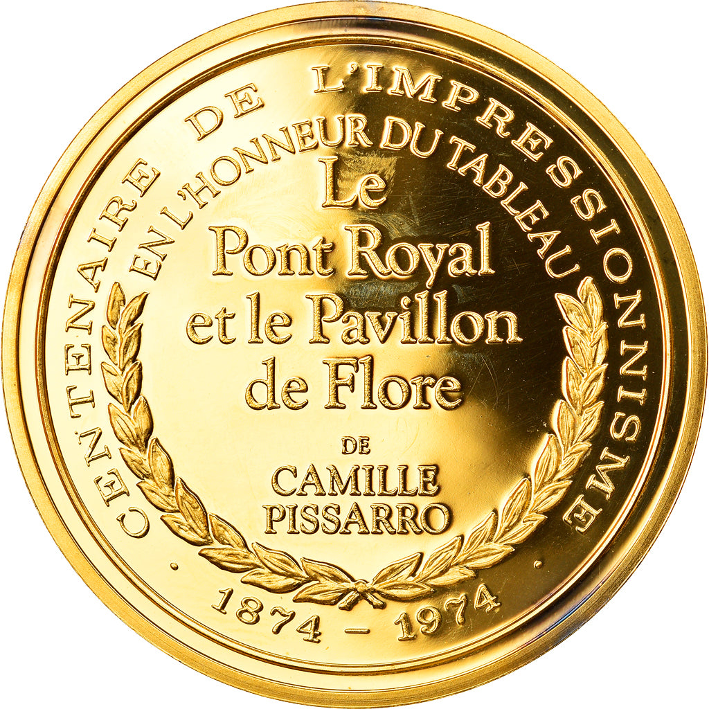 França, Medal, Artes e Cultura, Le Pont Royal et le Pavillon de Flore de