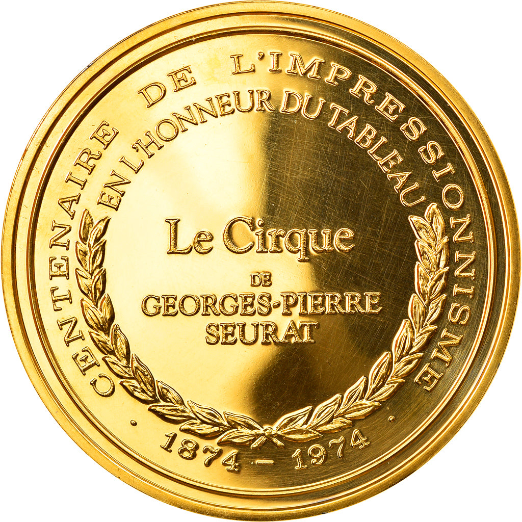 França, Medal, Artes e Cultura, Le Cirque de Georges-Pierre Seurat, MS(65-70)