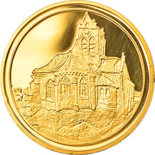 Frankrijk, Medaille, Arts & Culture, L'Eglise d'Auvers de Vincent Van Gogh, FDC