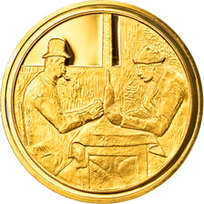 France, Médaille, Arts & Culture, Les Joueurs de cartes de Paul Cezanne, FDC