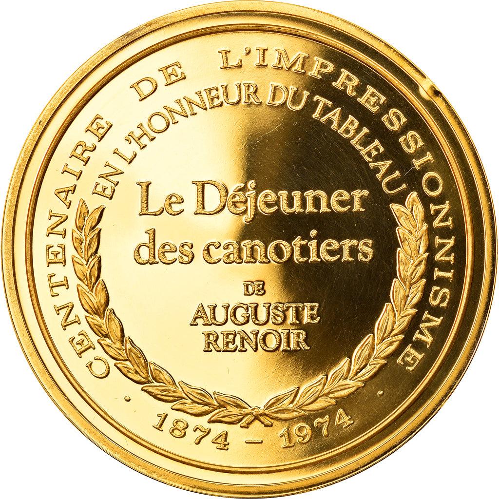 Frankreich, Medaille, Arts & Culture, Le Déjeuner des canotiers de Auguste