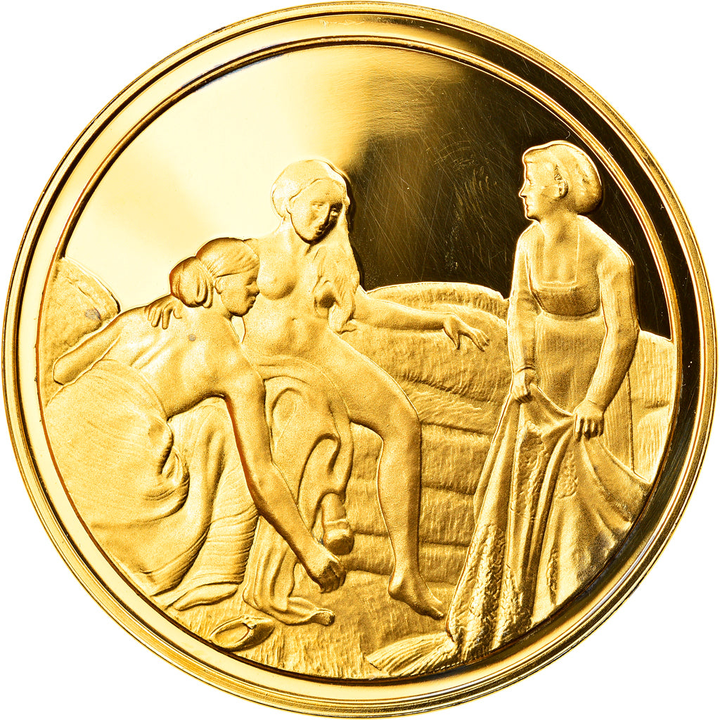 Francja, Medal, Sztuka i Kultura, La Toilette de Frédéric Bazille, MS(65-70)