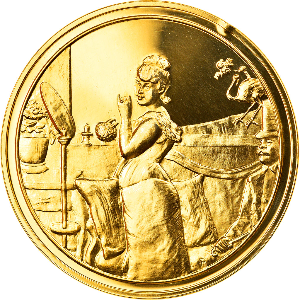 France, Medal, Arts & Culture, Nana de Edouard Manet, MS(65-70), Vermeil