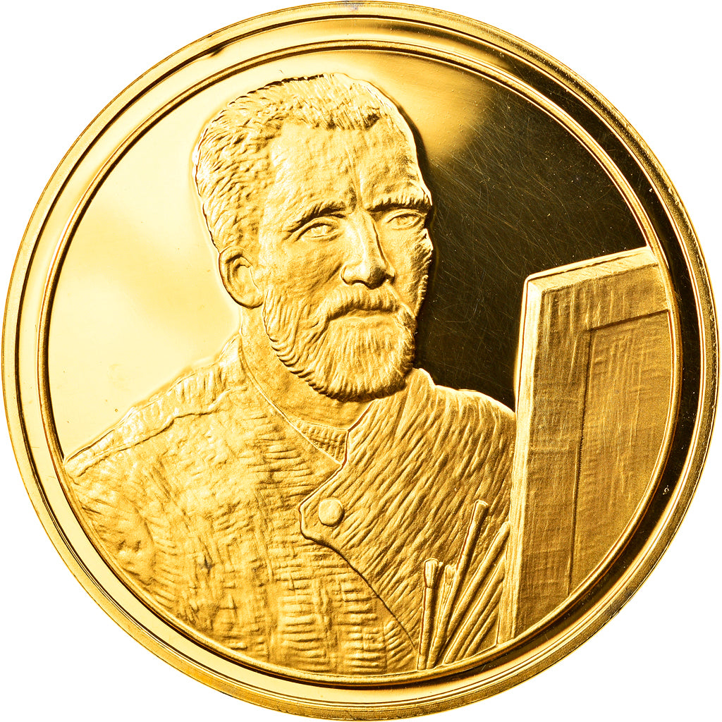 Frankreich, Medaille, Arts & Culture, Autoportrait à la palette de Vincent Van