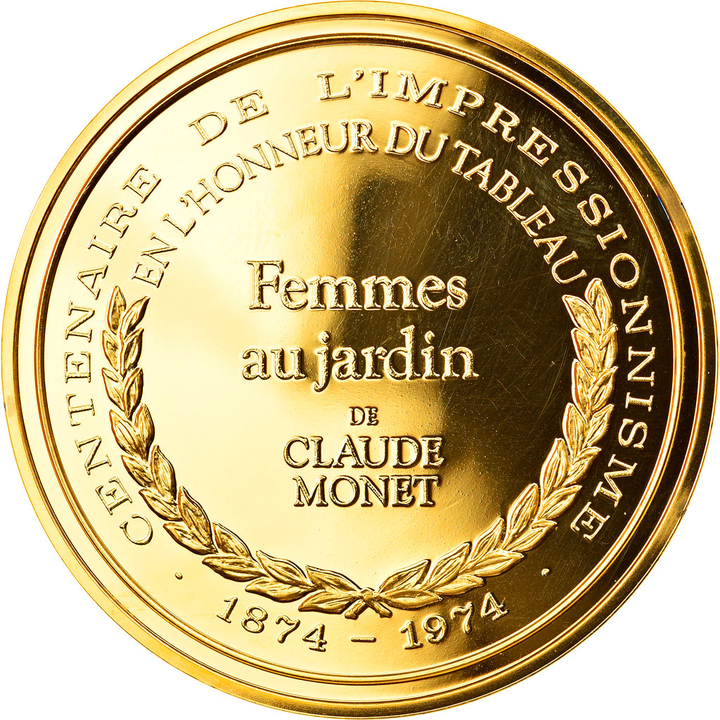 France, Medal, Arts & Culture, Femmes au jardin de Claude Monet, MS(65-70)