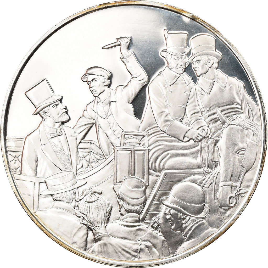 France, Médaille, Les Présidents de la République, Sadi Carnot, FDC, Argent