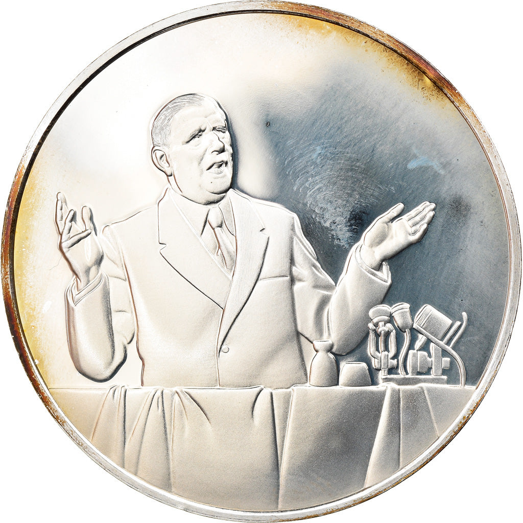 France, Medal, Les Présidents de la République, Charles De Gaulle, MS(65-70)