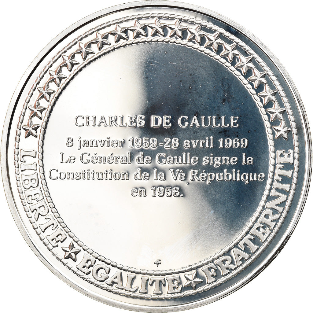 France, Medal, Les Présidents de la République, Charles De Gaulle, MS(65-70)