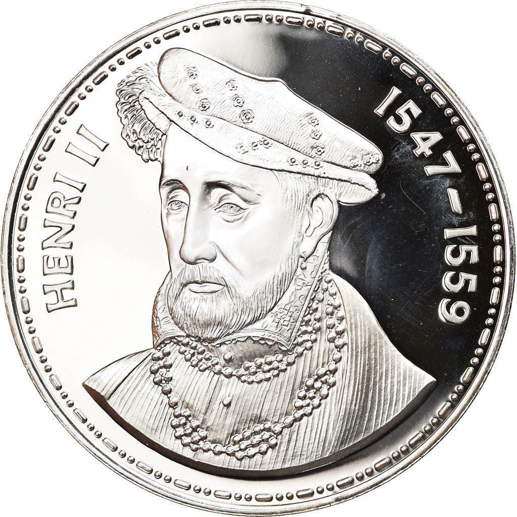 France, Medal, Henri II 1547-1559, MS(65-70), Silver