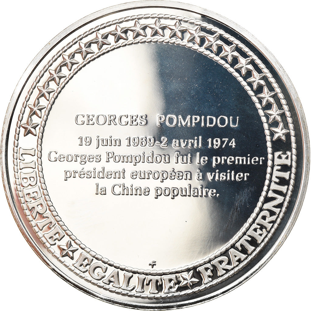 France, Medal, Les Présidents de la République, Georges Pompidou, MS(65-70)