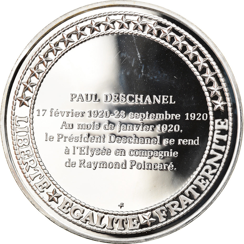 France, Medal, Les Présidents de la République, Paul Deschanel, MS(65-70)