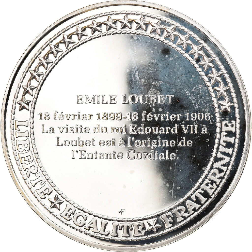 France, Medal, Emile Loubet, MS(65-70), Silver