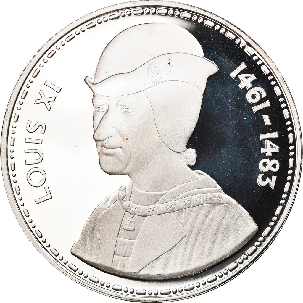 France, Medal, Louis XI 1461-1483, MS(65-70), Silver