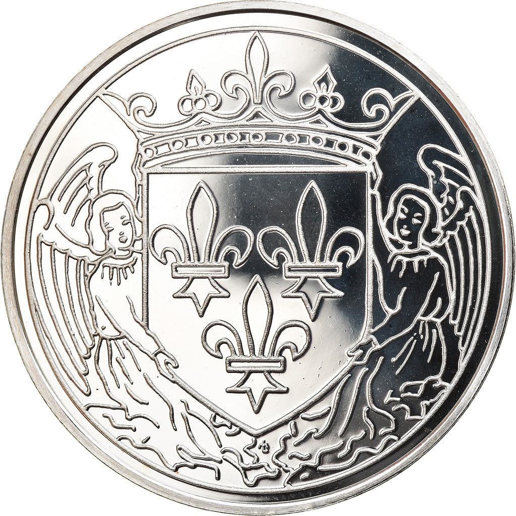 France, Medal, Louis XI 1461-1483, MS(65-70), Silver